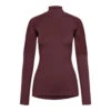 Elevate Wool Half Zip Women -Langlauf Zubehör 319 210666 MAHOG